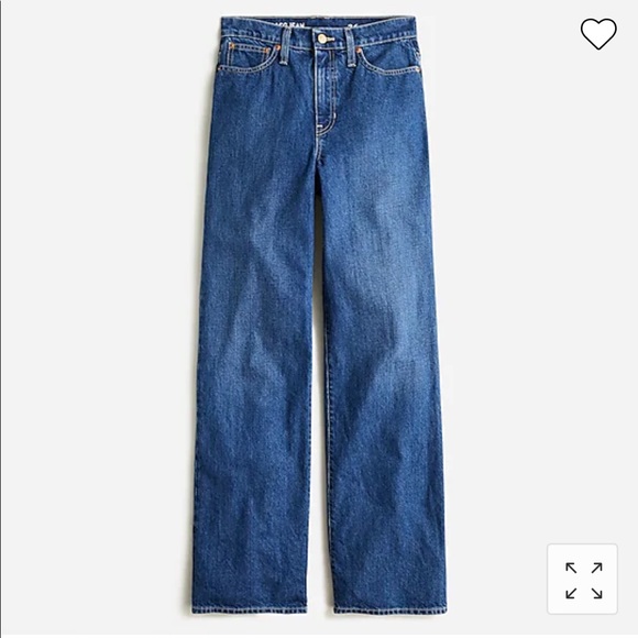 J.Crew NWT High-rise '90s wide-leg jean